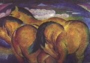 Franz Marc Little Yellow Horses (nn03) oil painting on canvas